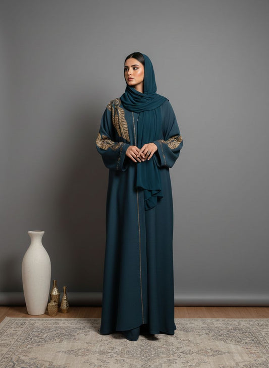 VYREL - Embroidered Stone Abaya