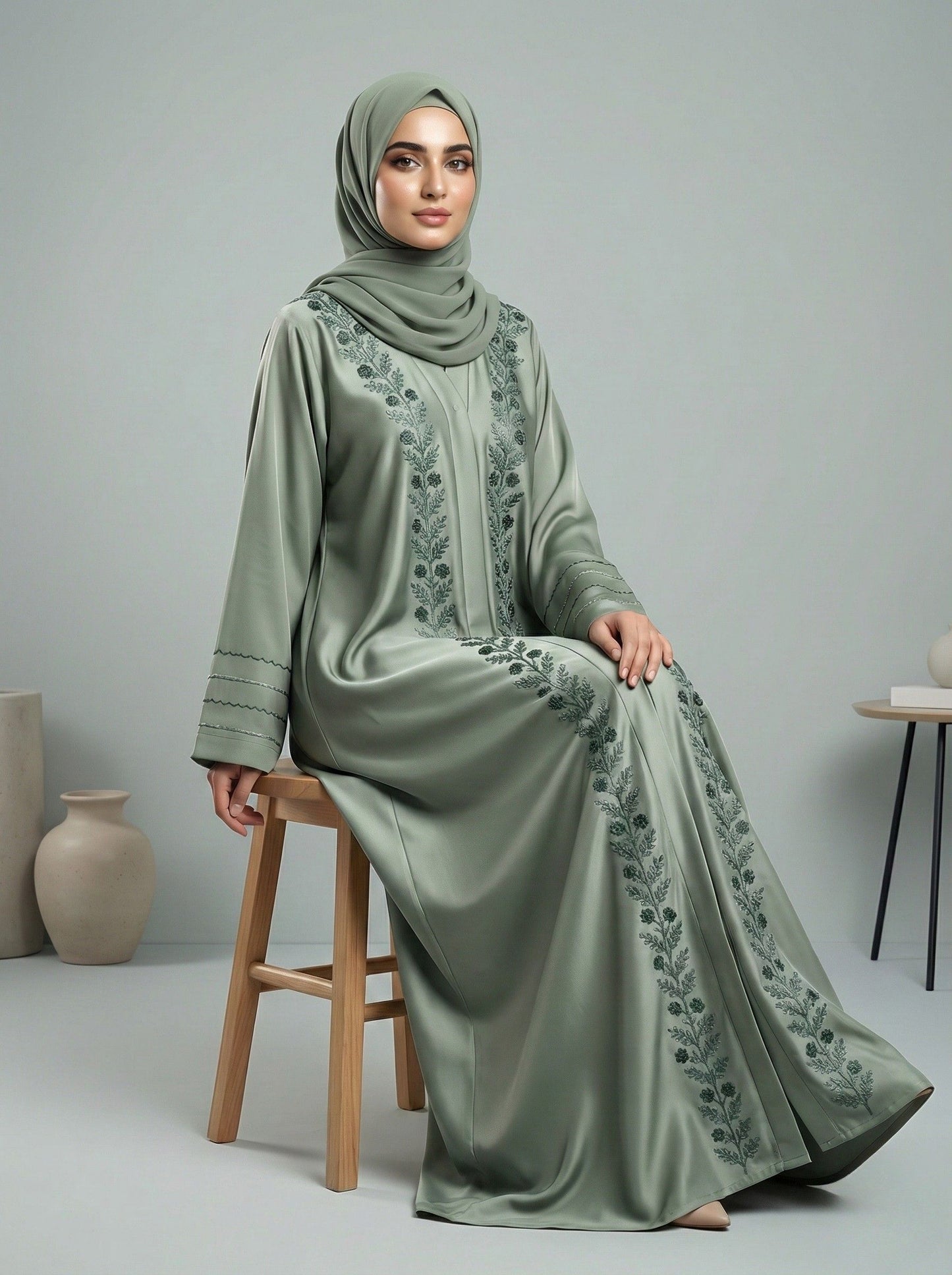 Ophira – Embroidered Abaya