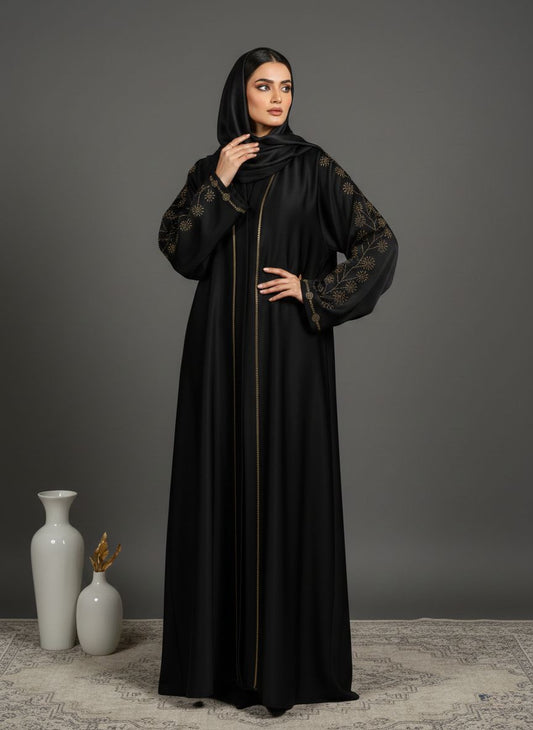 NOURAÉ – Stone Work Abaya
