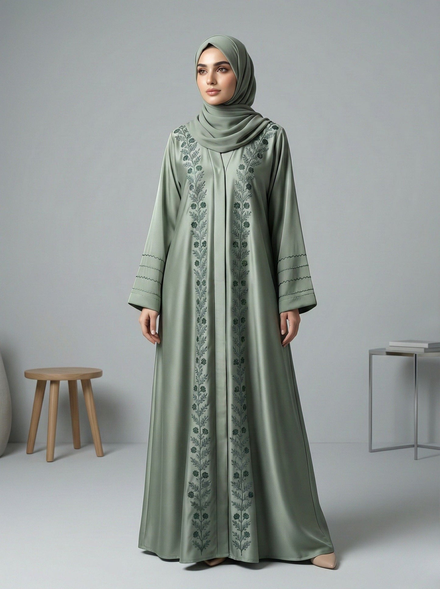 Ophira – Embroidered Abaya