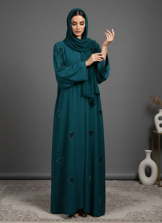 SERIN - Velvet Patch Abayas