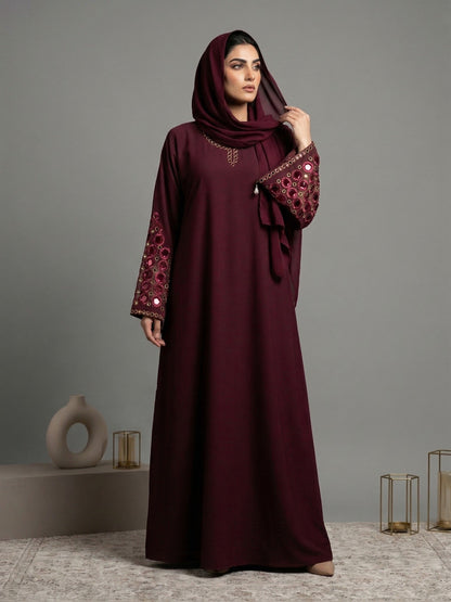 Ziya - Laser Cut Embroidered sleeves