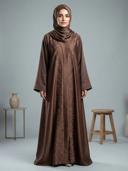 Velvessa – Embroidered Abaya