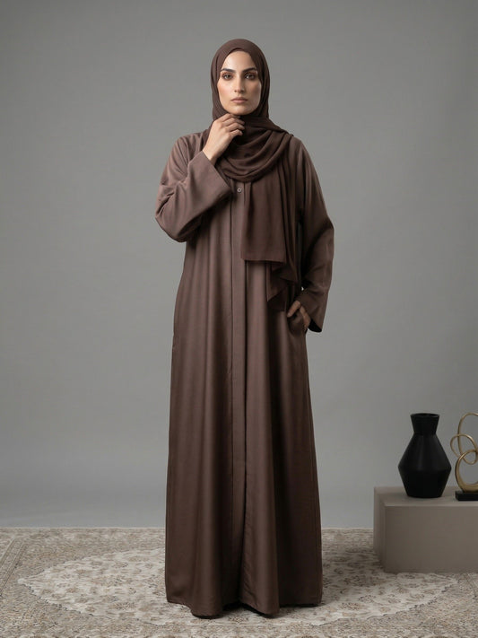Classic Mocha - Abaya Set