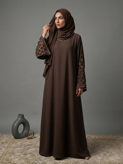 Umber - Laser Cut Embroidered sleeves