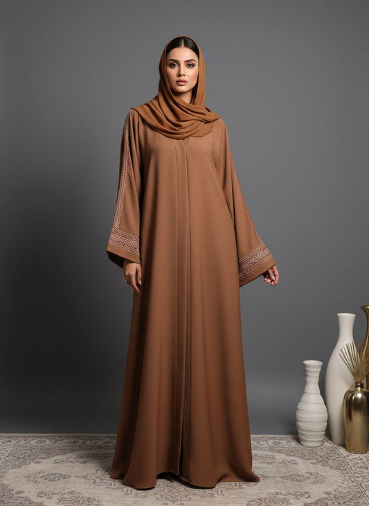 MAHZEL - Embroidered Abaya