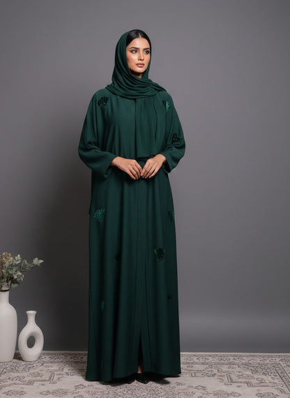 NOREV - Velvet Patch Abaya