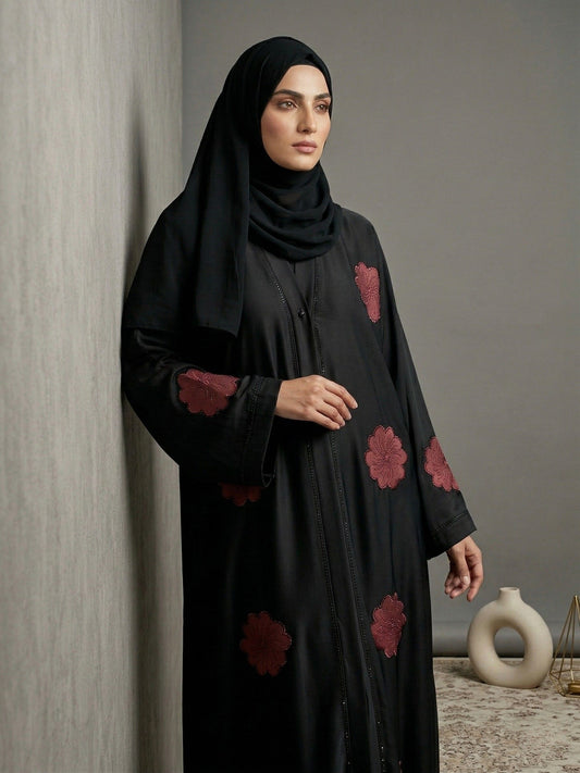 Roseira - Velvet Patch Abaya