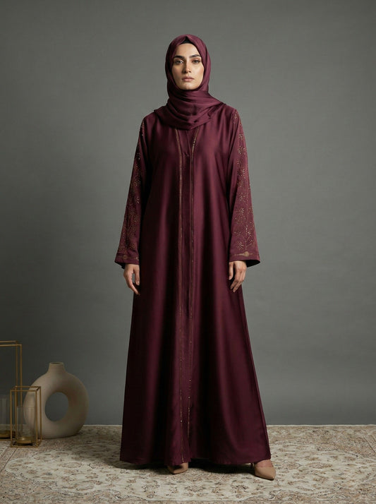 KISRA – Golden Stone Work Abaya
