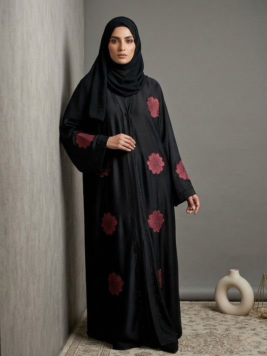 Roseira - Velvet Patch Abaya
