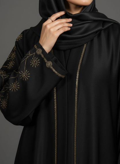 NOURAÉ – Stone Work Abaya