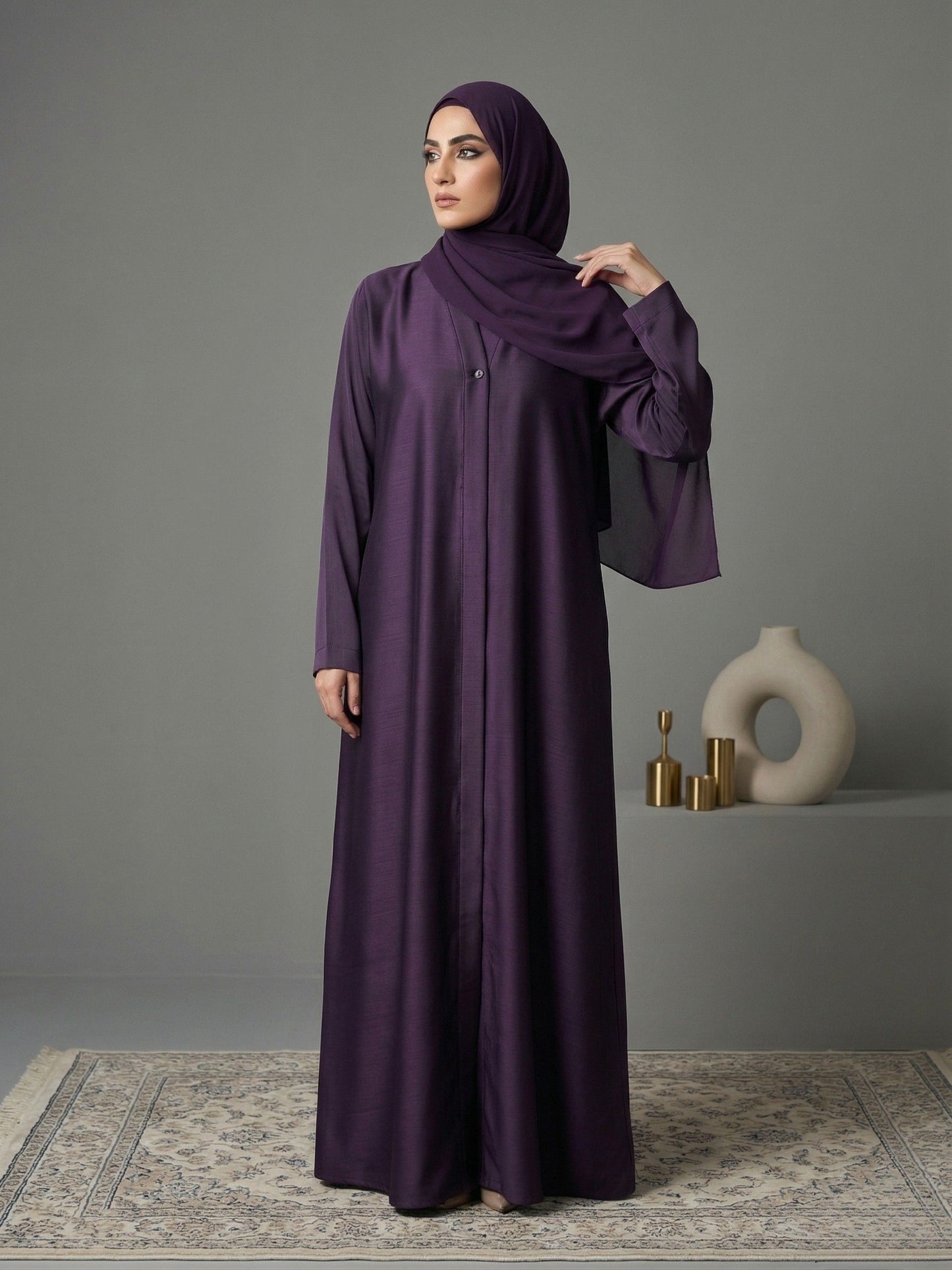 Royal Plum - Abaya Set