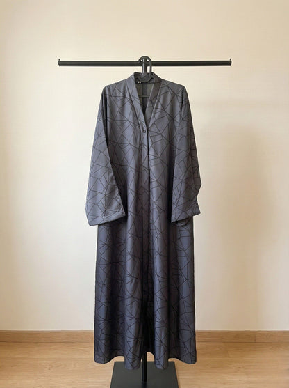 ORIX — Abstract Abaya (Dark Grey)