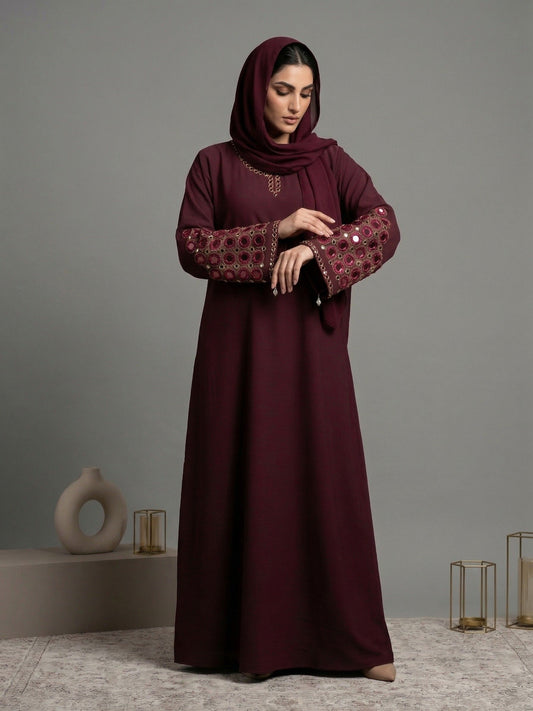 Ziya - Laser Cut Embroidered sleeves