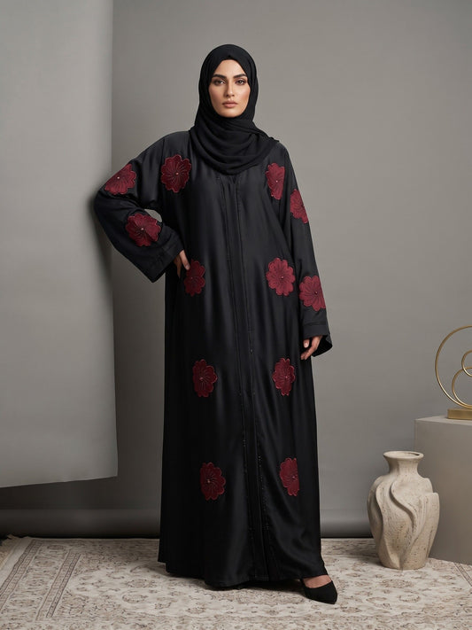 Roseira - Velvet Patch Abaya