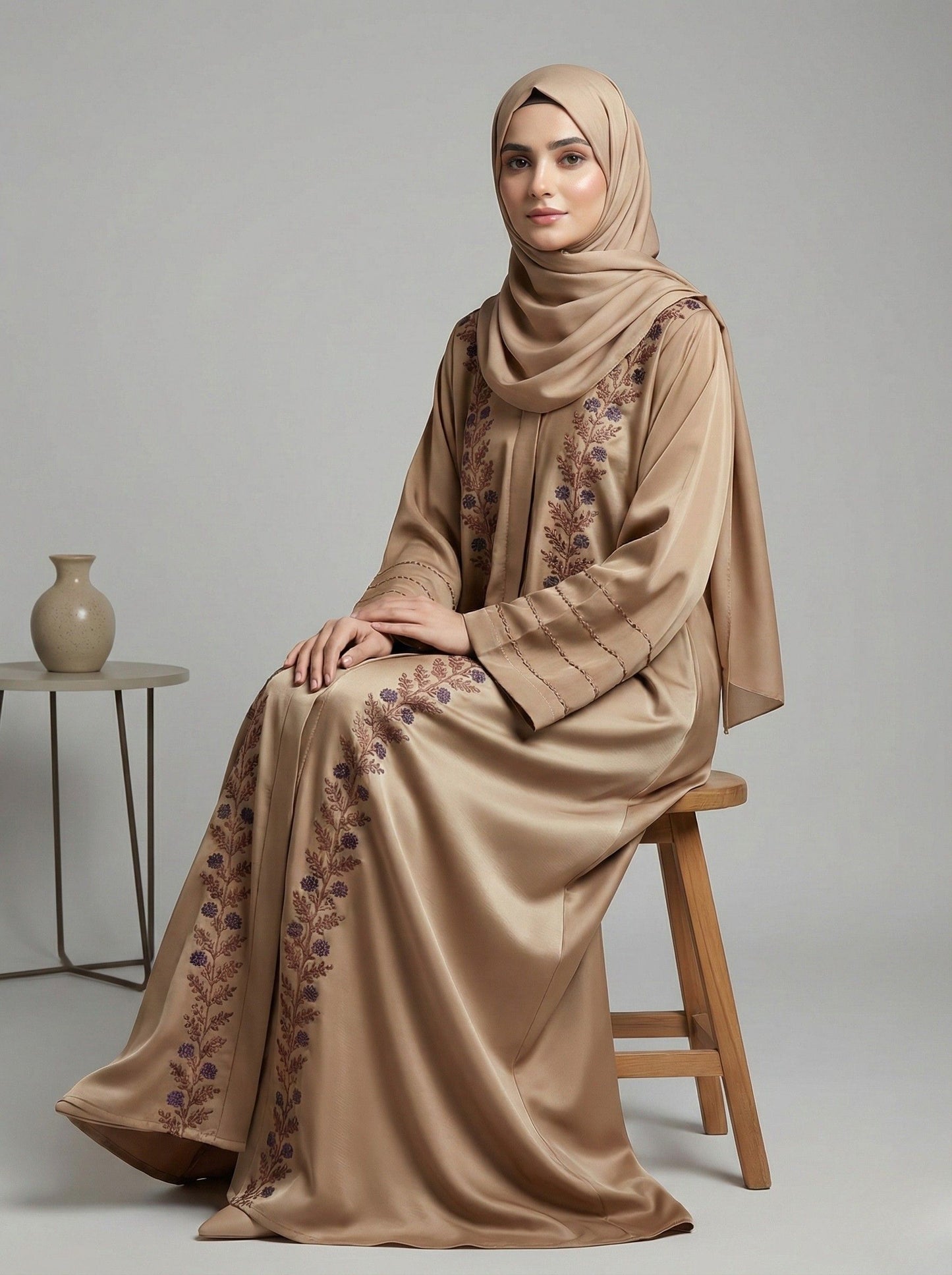 Zelvion – Embroidered Abaya