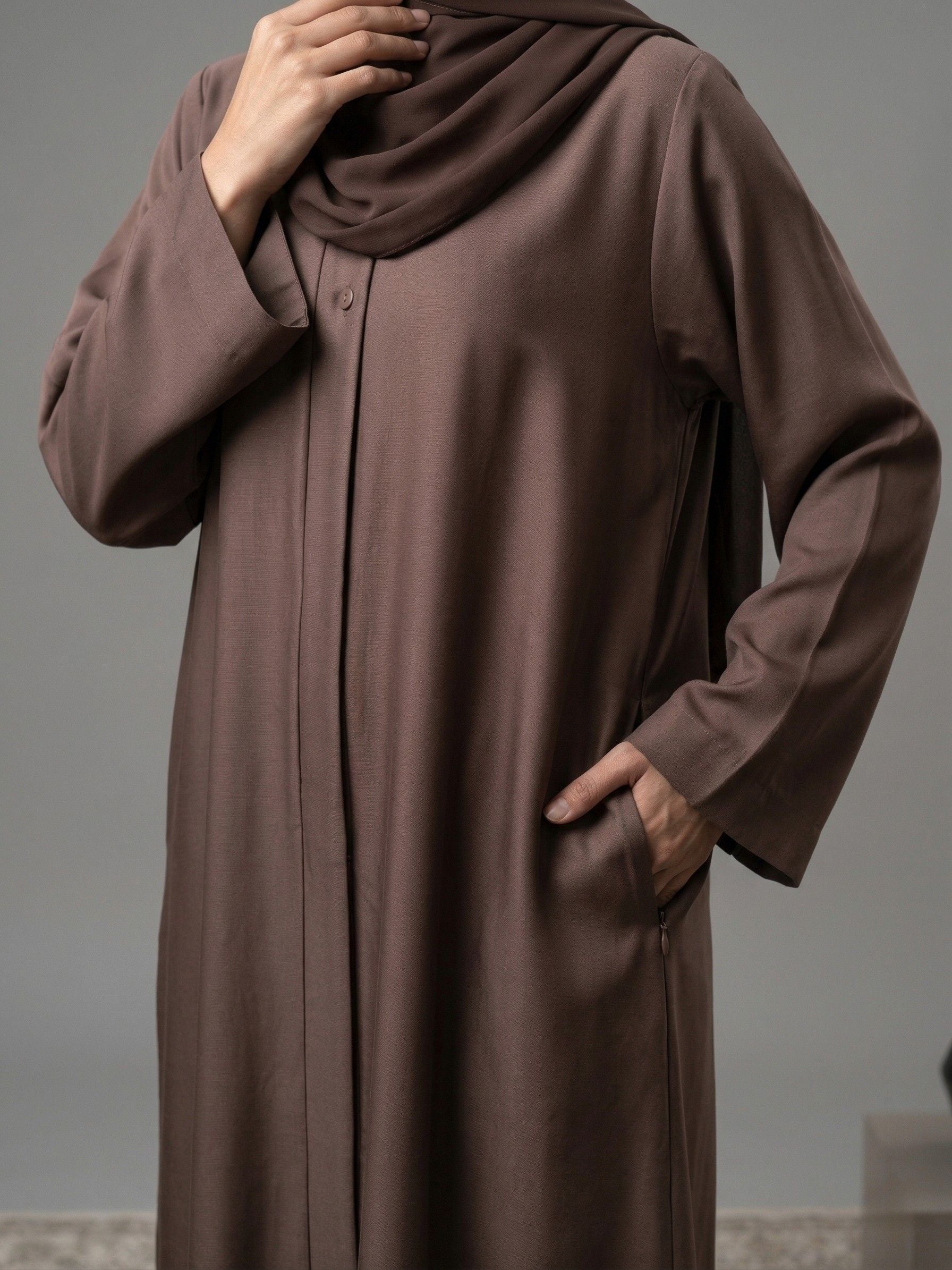 Classic Mocha - Abaya Set