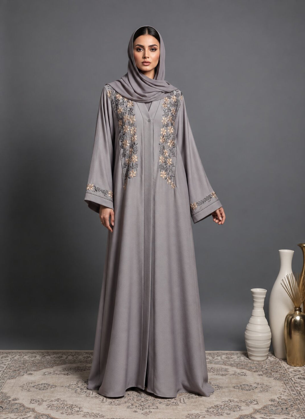 Elreen – Embroidered Abaya