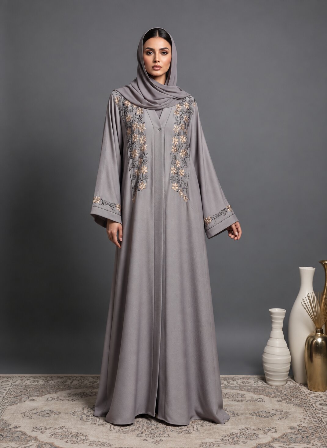 Elreen – Embroidered Abaya