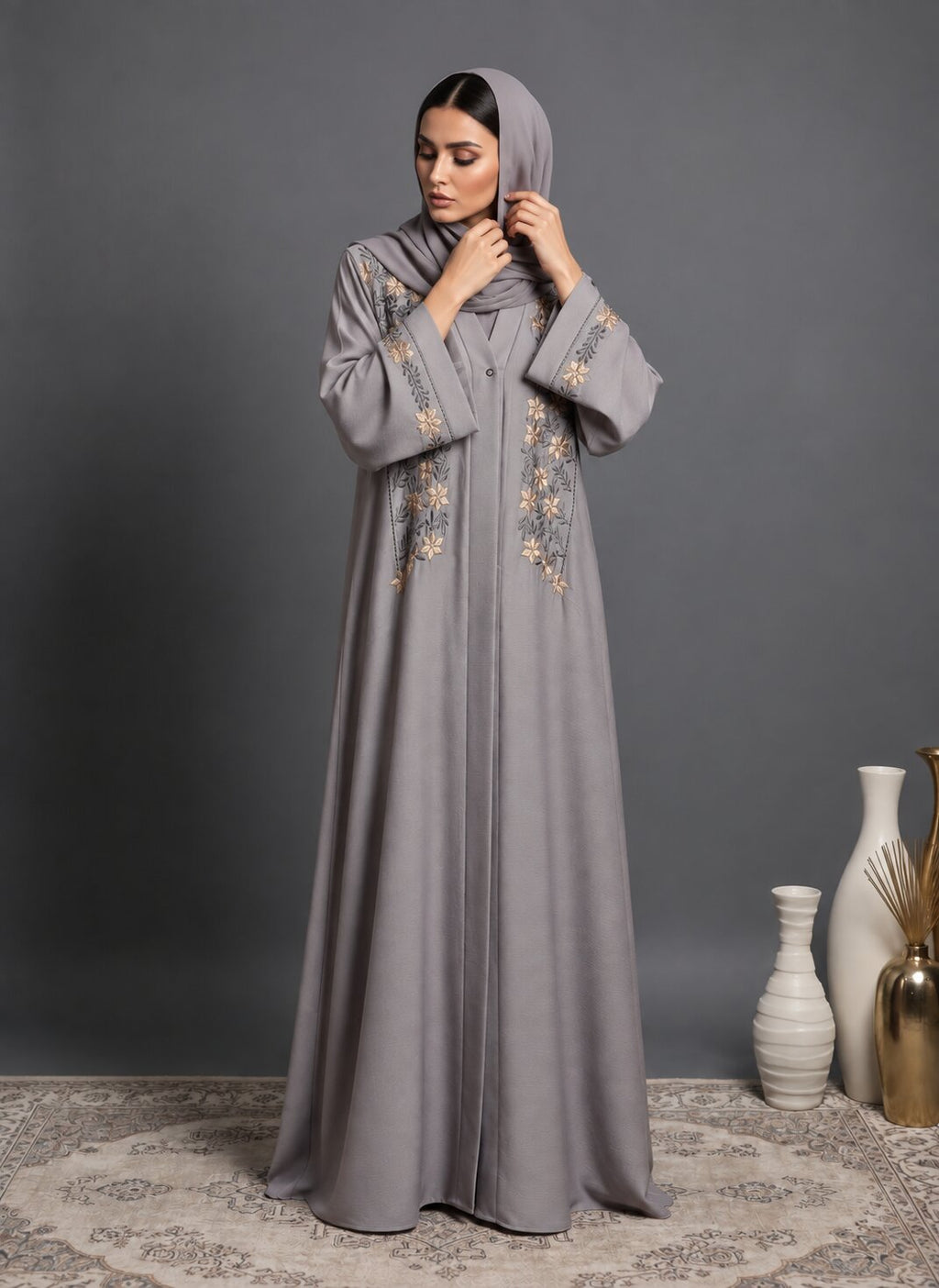 Elreen – Embroidered Abaya