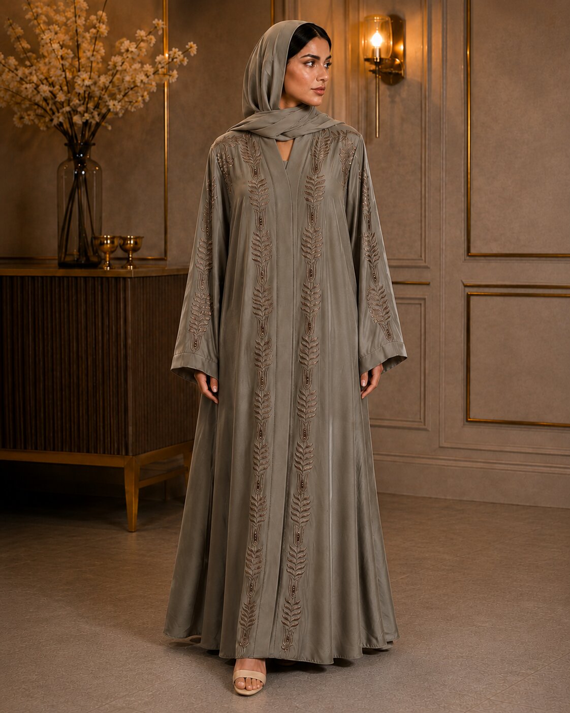 Lamees - Embroidered Abaya
