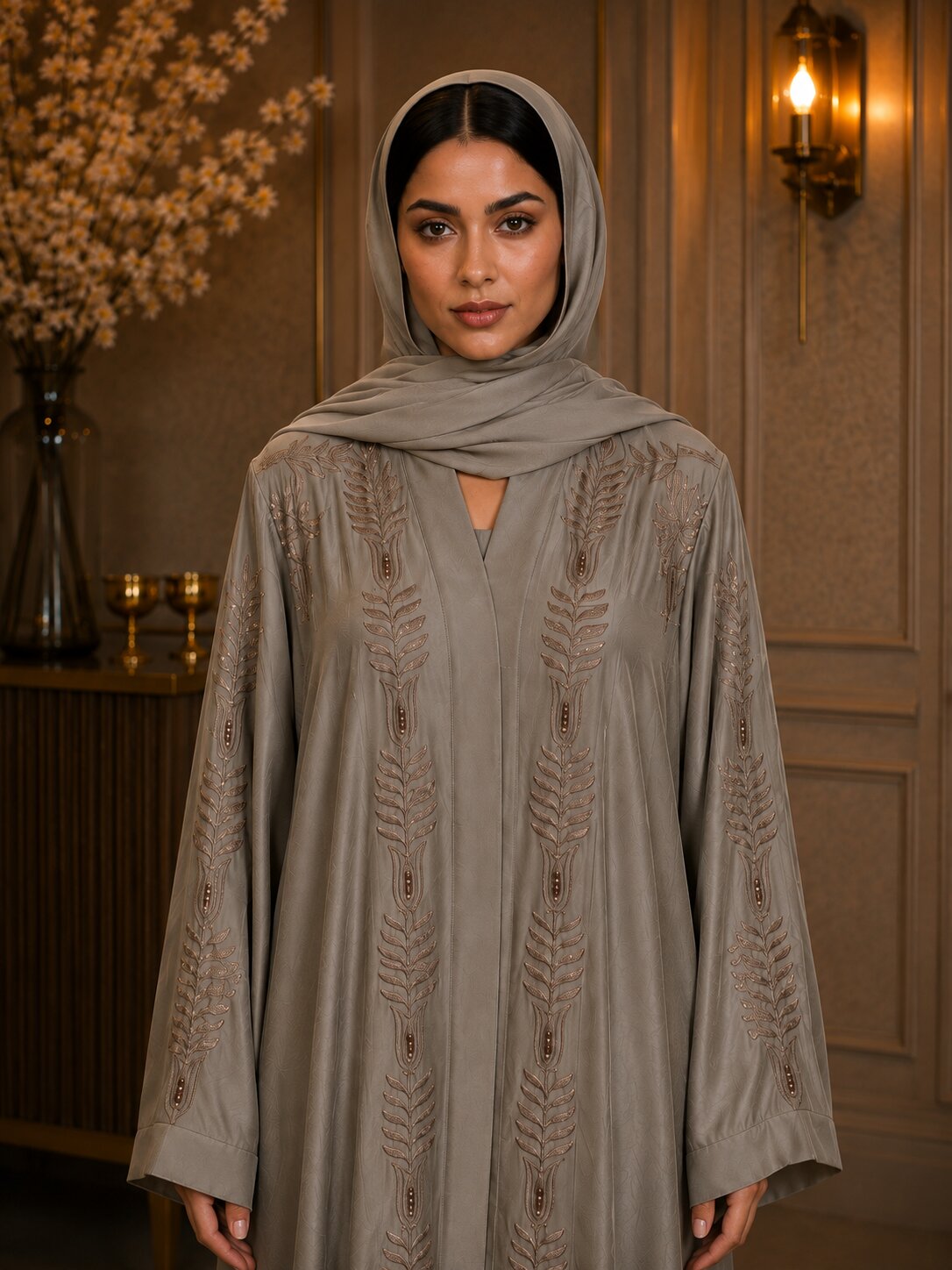 Lamees - Embroidered Abaya