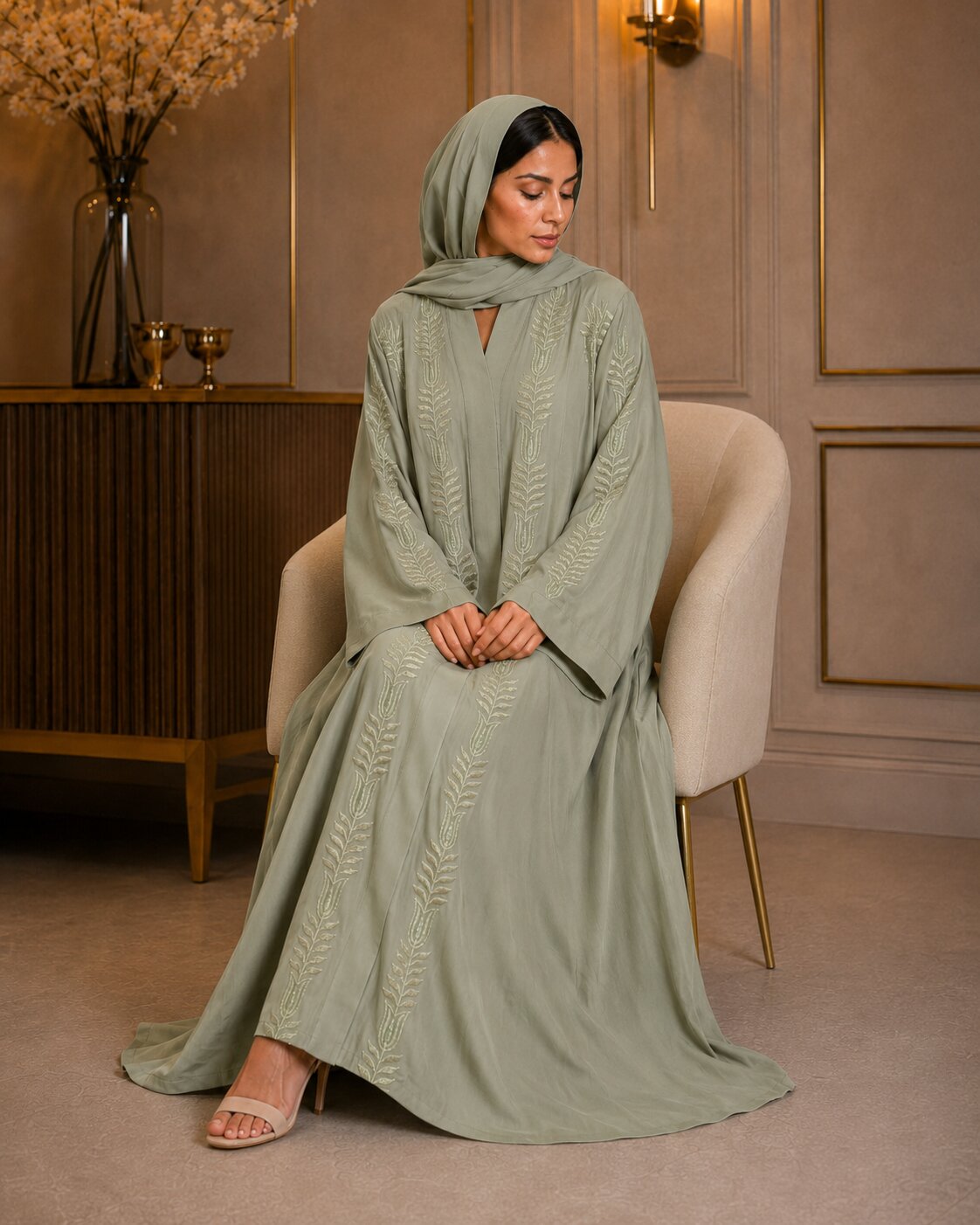 Marfa - Embroidered Abaya
