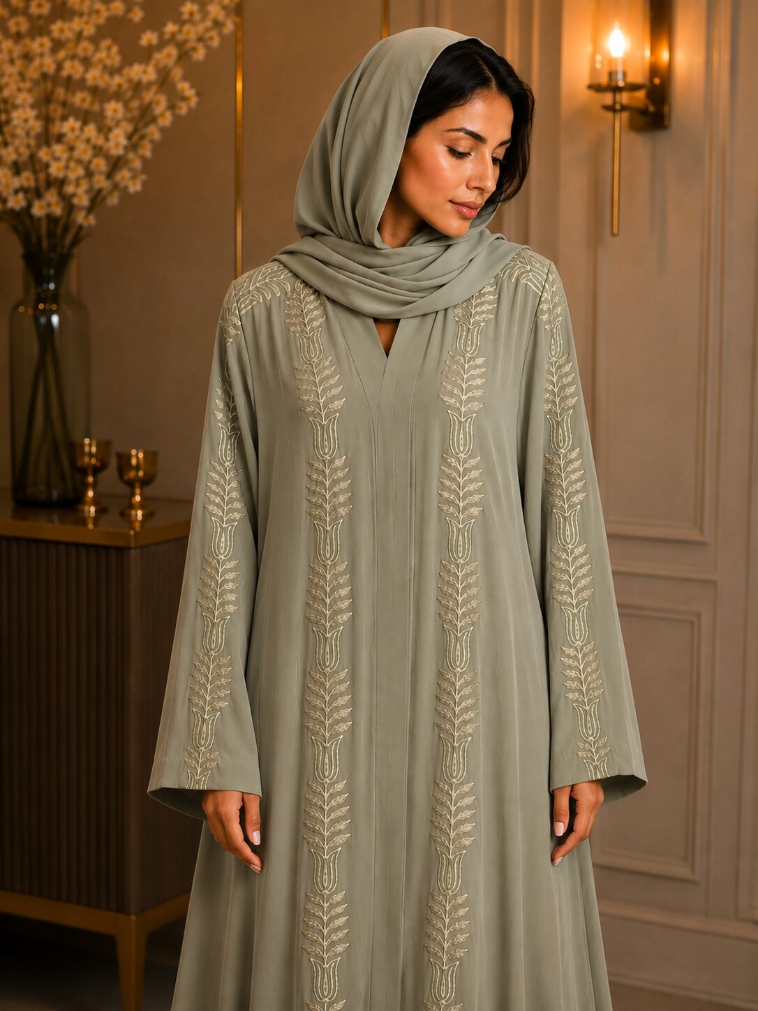 Marfa - Embroidered Abaya
