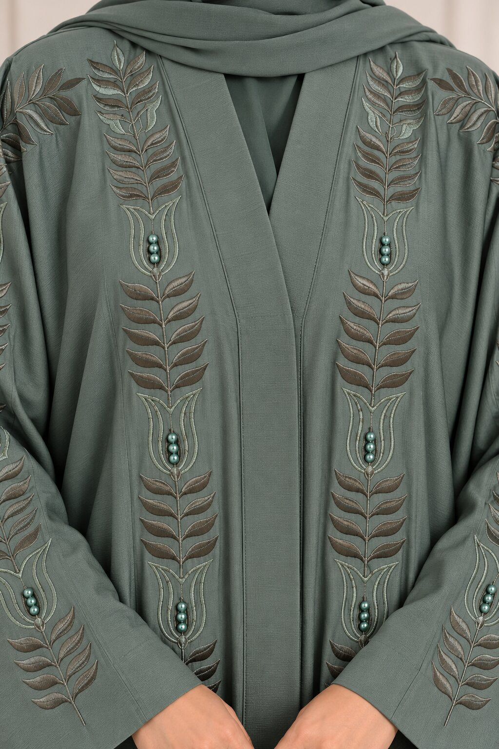 Nashwa - Embroidered Abaya