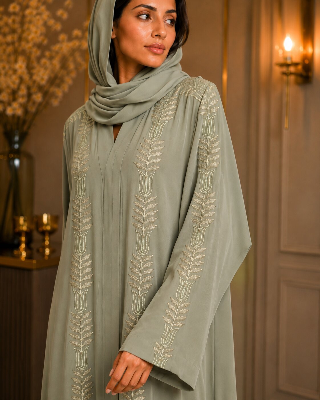 Marfa - Embroidered Abaya
