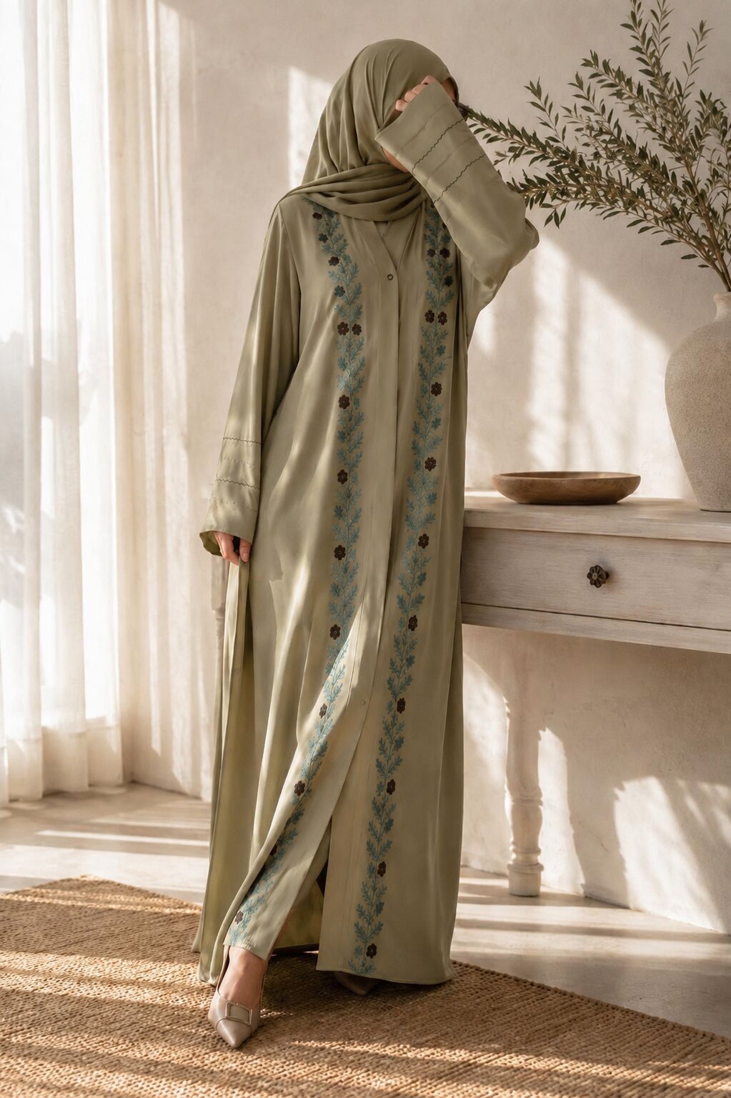 Ophira – Embroidered Abaya
