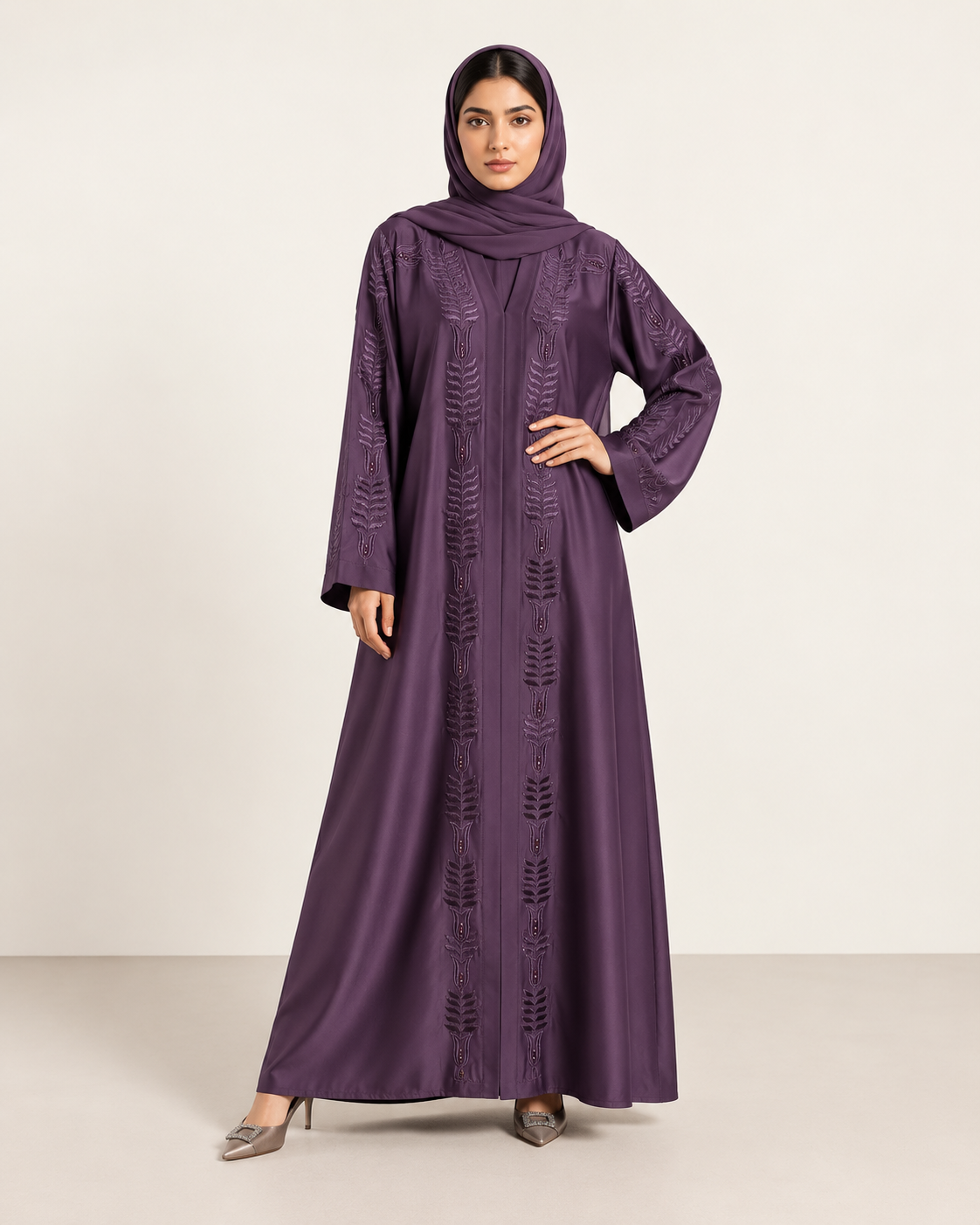 Raiha - Embroidered Abaya