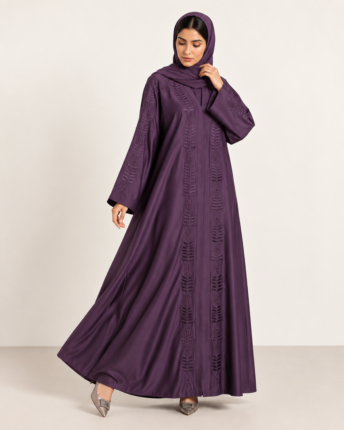 Raiha - Embroidered Abaya