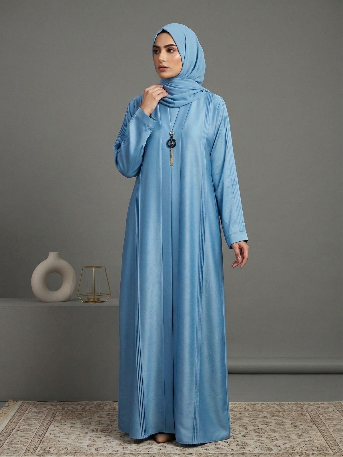 Reyah - Pleated Abaya
