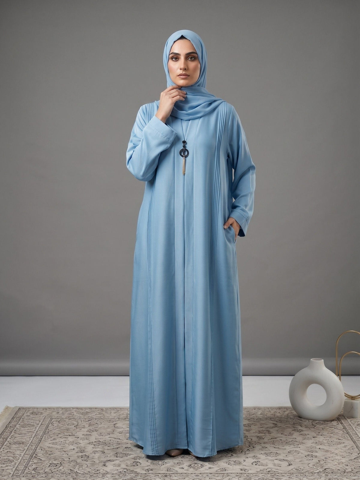 Reyah - Pleated Abaya