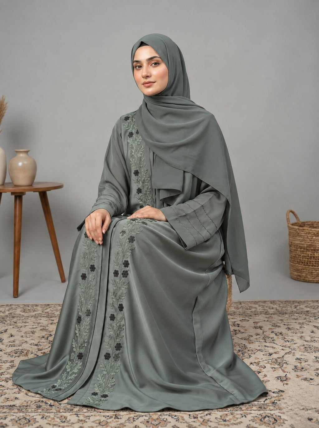 Seraphine – Embroidered Abaya