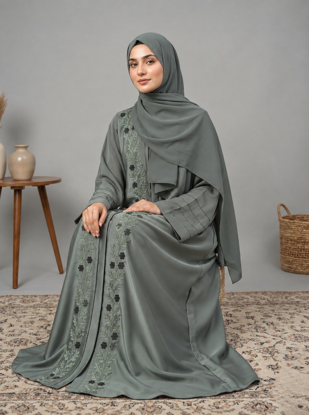 Seraphine – Embroidered Abaya