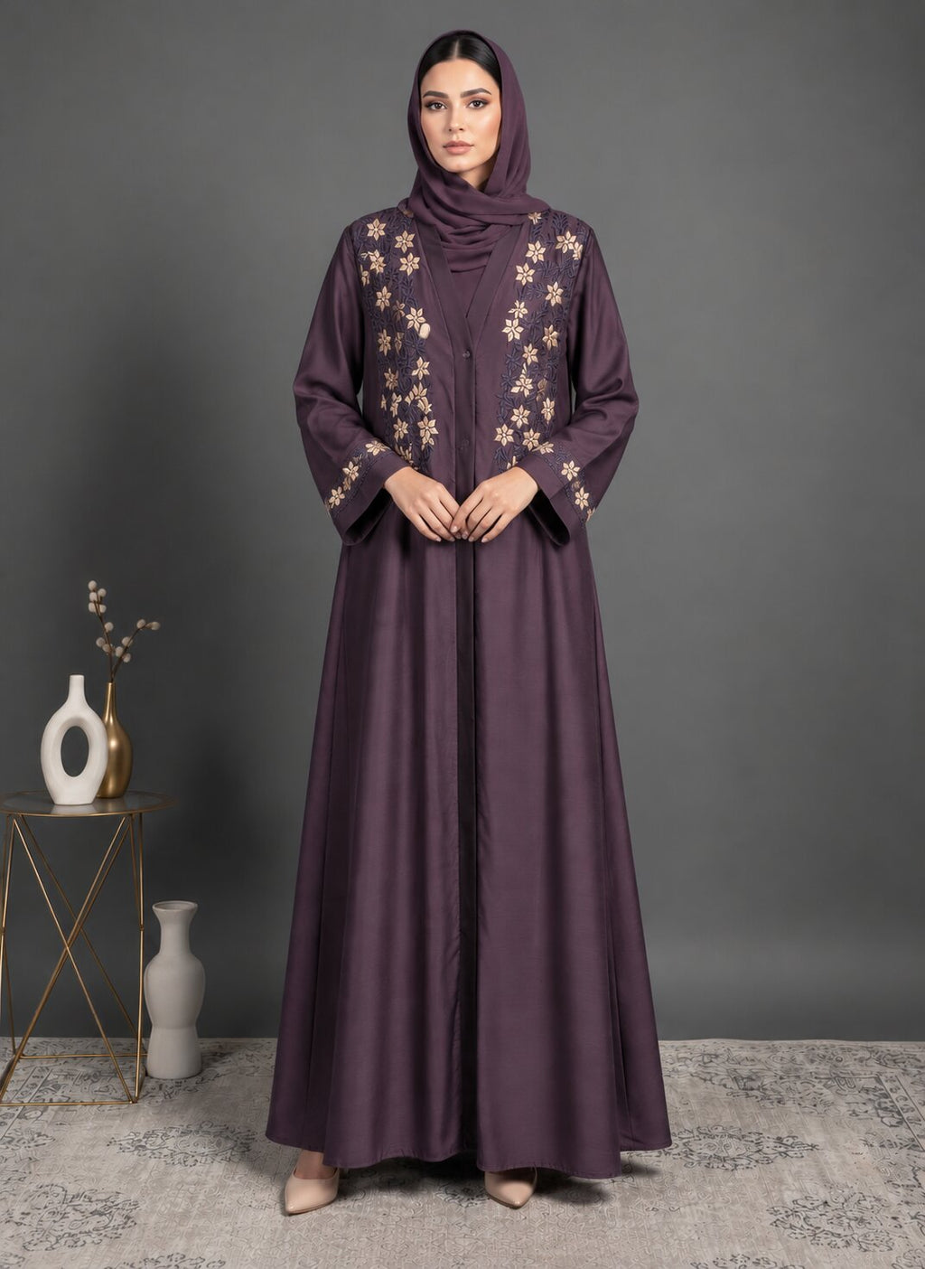 Sereen – Embroidered Abaya