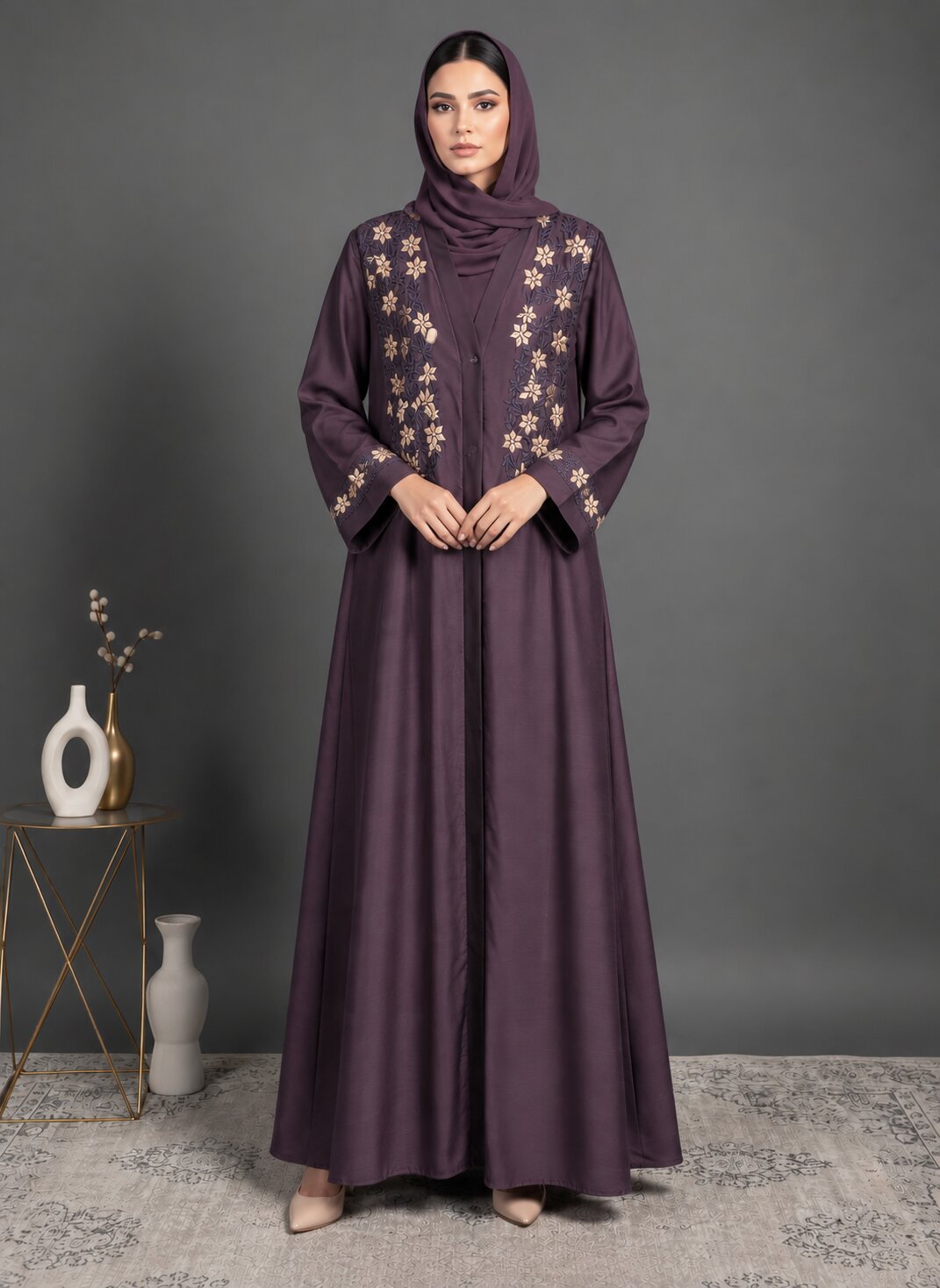 Sereen – Embroidered Abaya