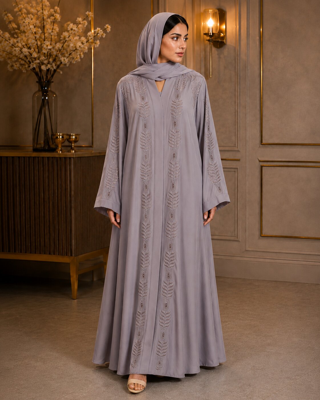 Soraya - Embroidered Abaya