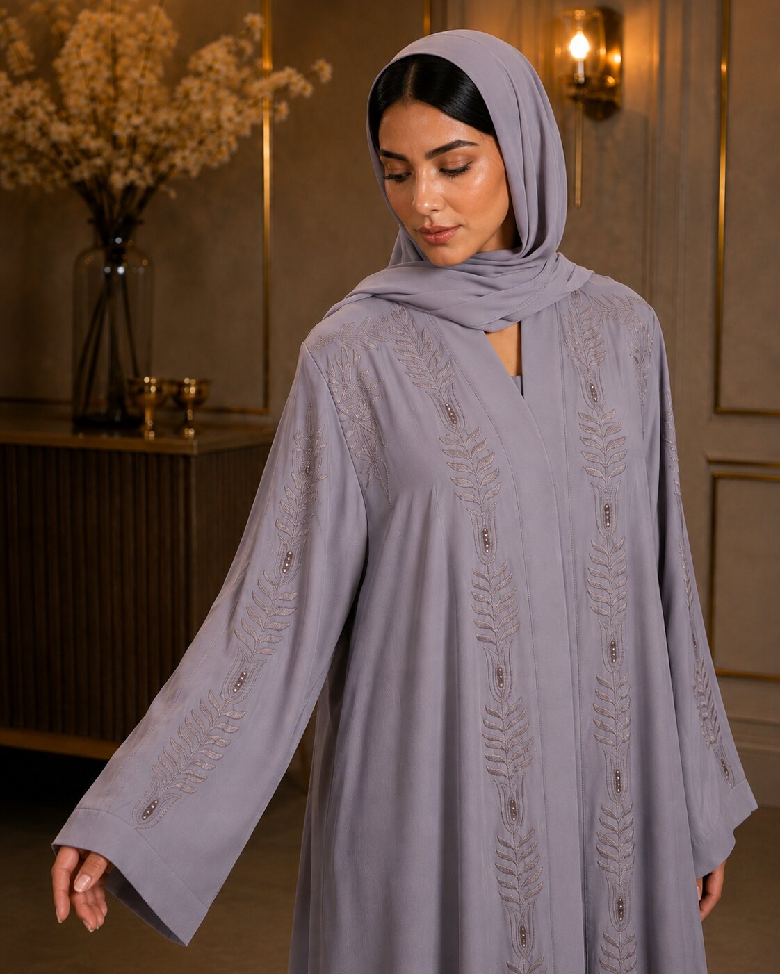 Soraya - Embroidered Abaya