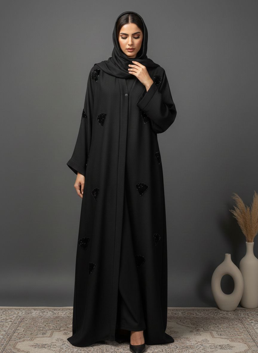 VELVYN - Velvet Patch Abaya