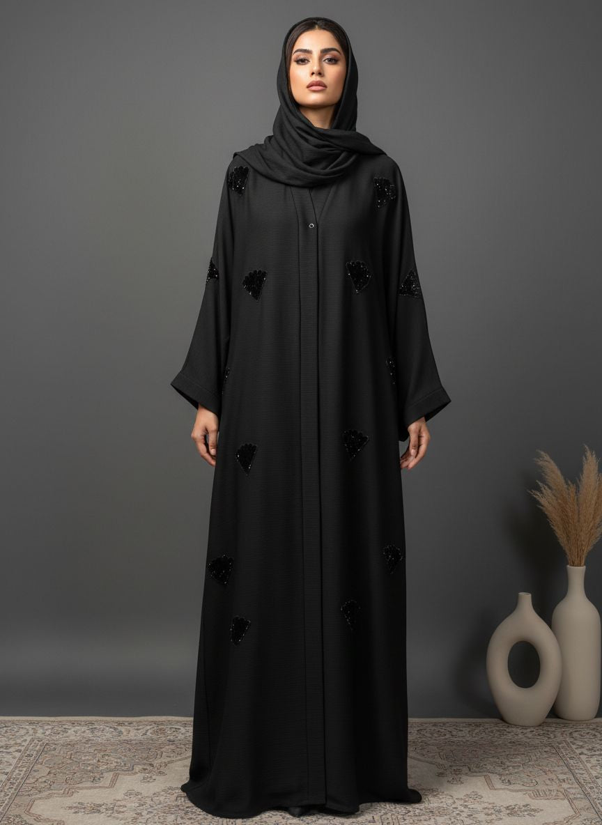 VELVYN - Velvet Patch Abaya