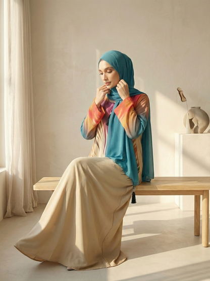 Aurelia - Printed Abaya