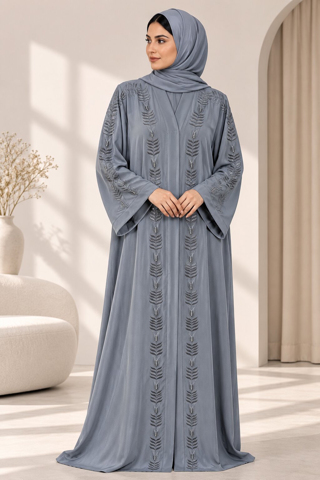 Zariya - Embroidered Abaya