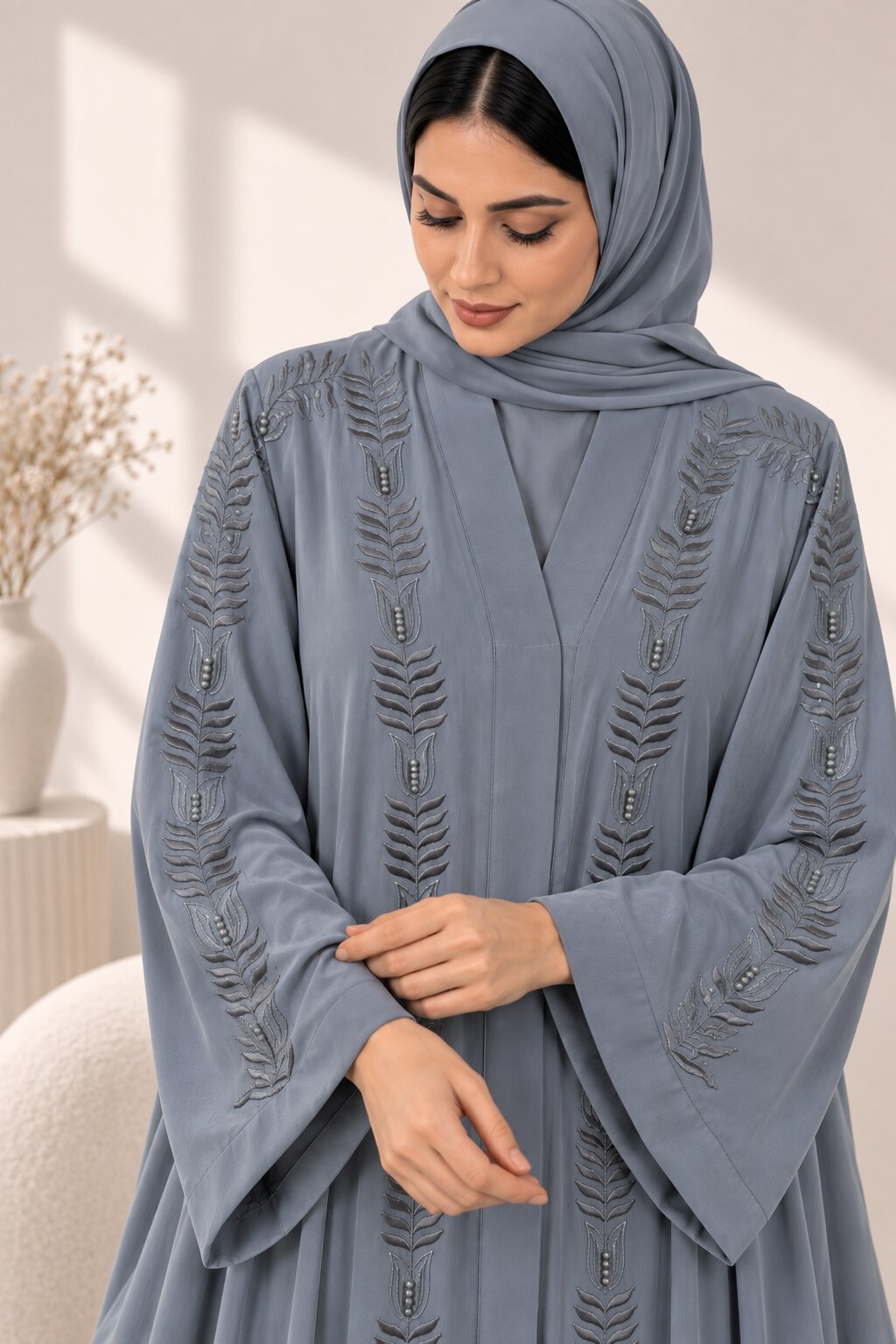 Zariya - Embroidered Abaya