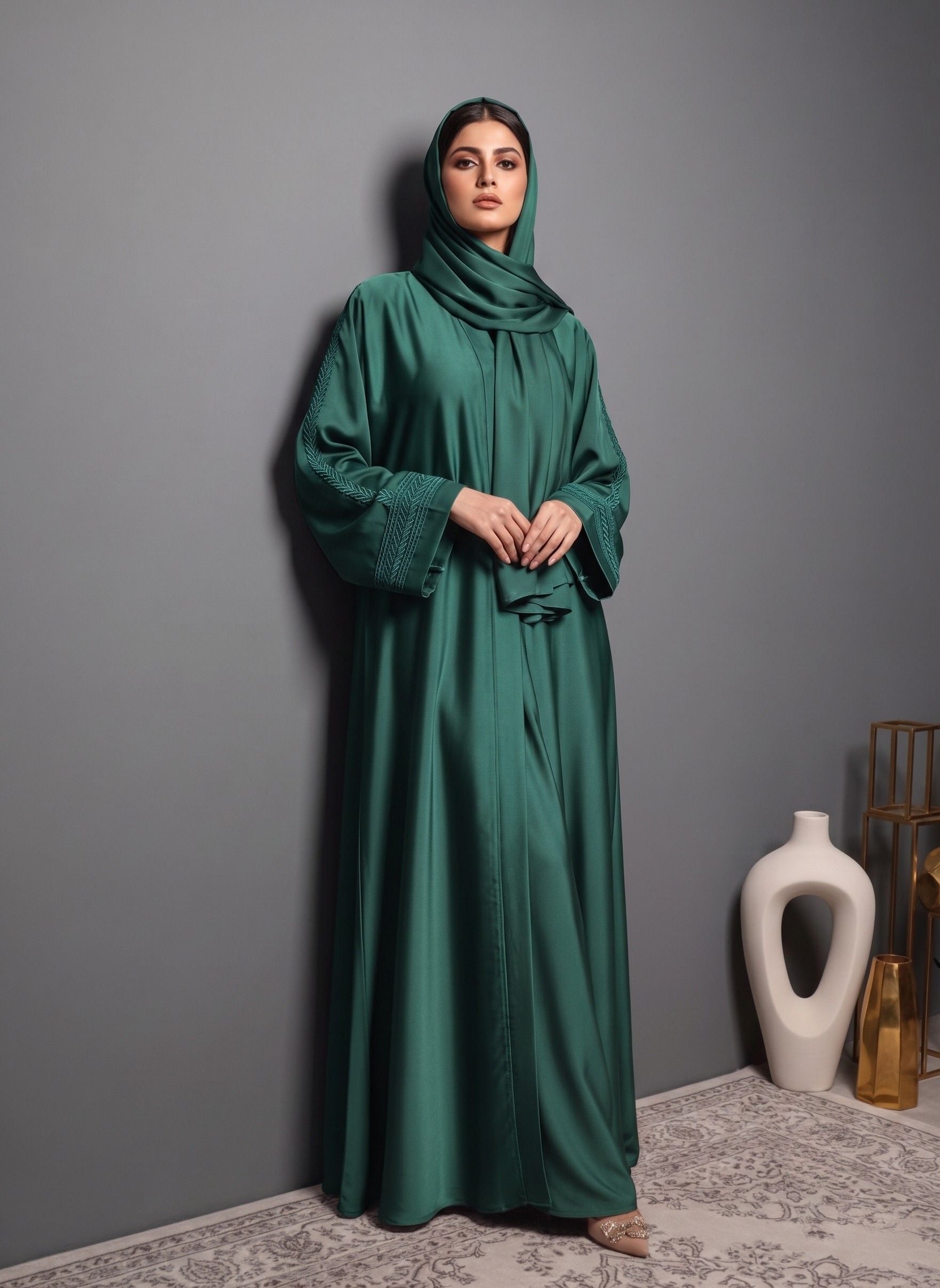 Zehara – Embroidered Abaya