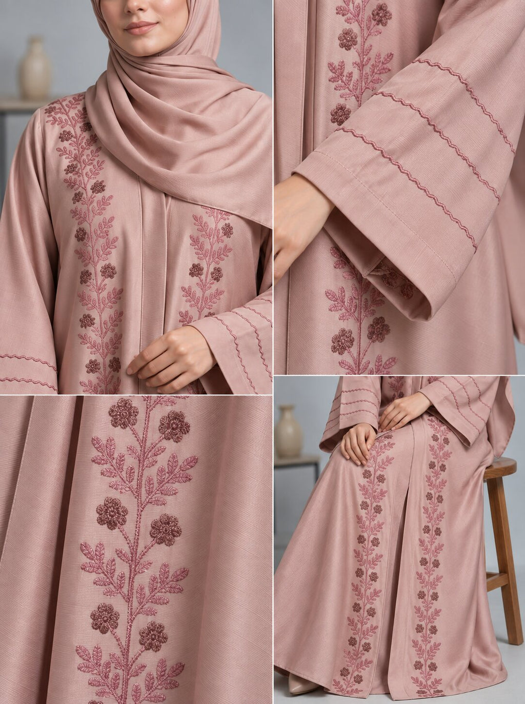 Zelvion – Embroidered Abaya
